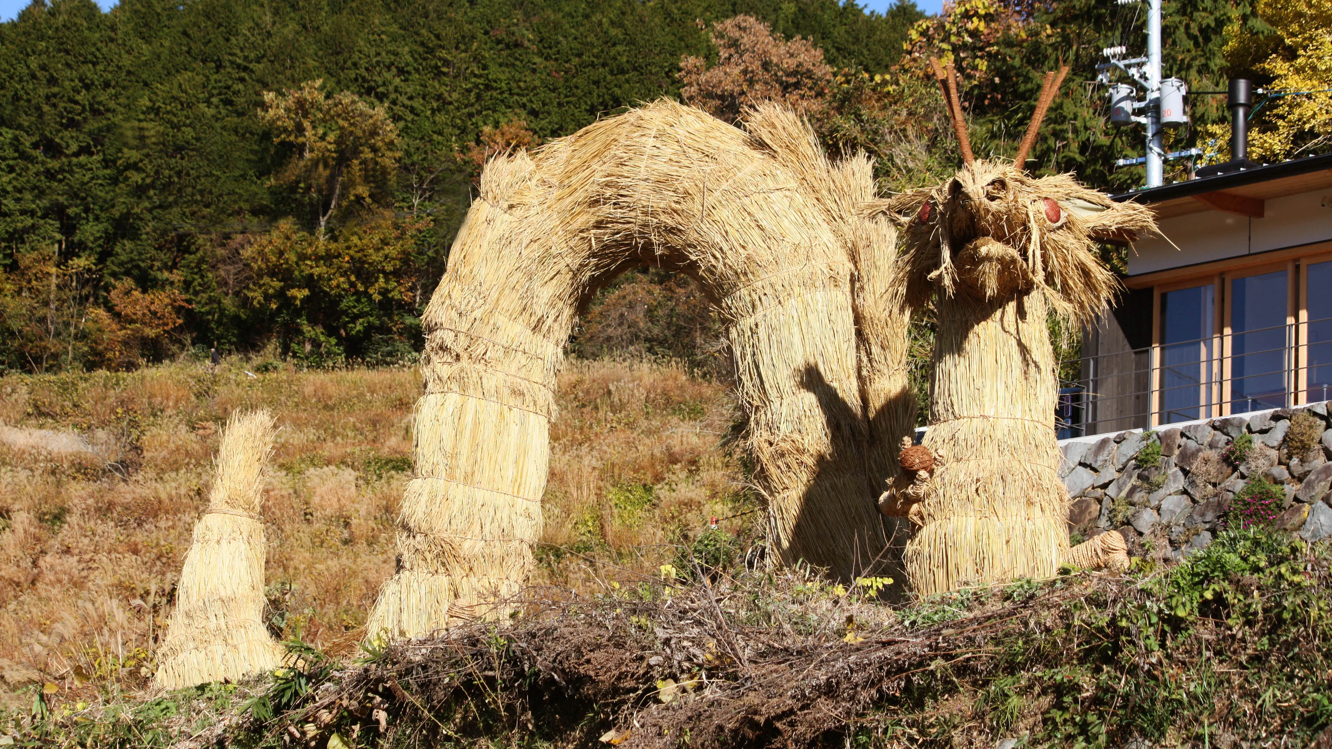 日本棚田百選の上籾「竜神・籾の輪くぐり」